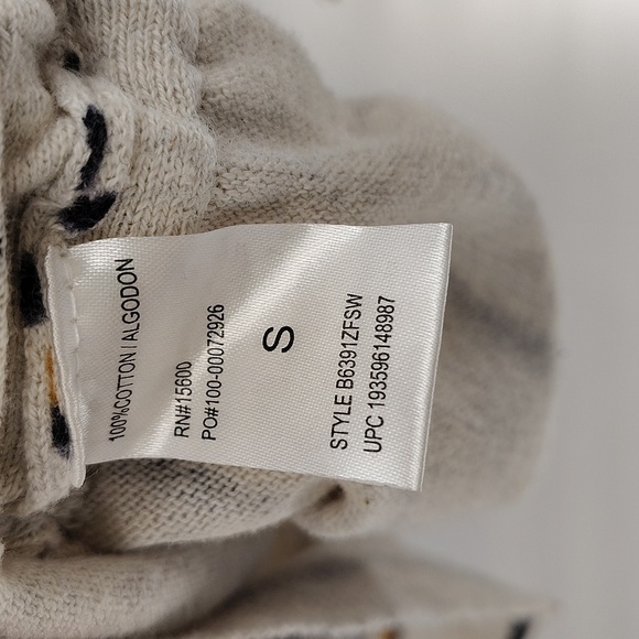 Democracy Sweater Batwing Style Size small Oversized Zebra Front Pockets - Picture 7 of 11